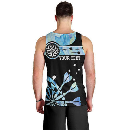 Personalised Australia Darts Opal Vibes Men Tank Top