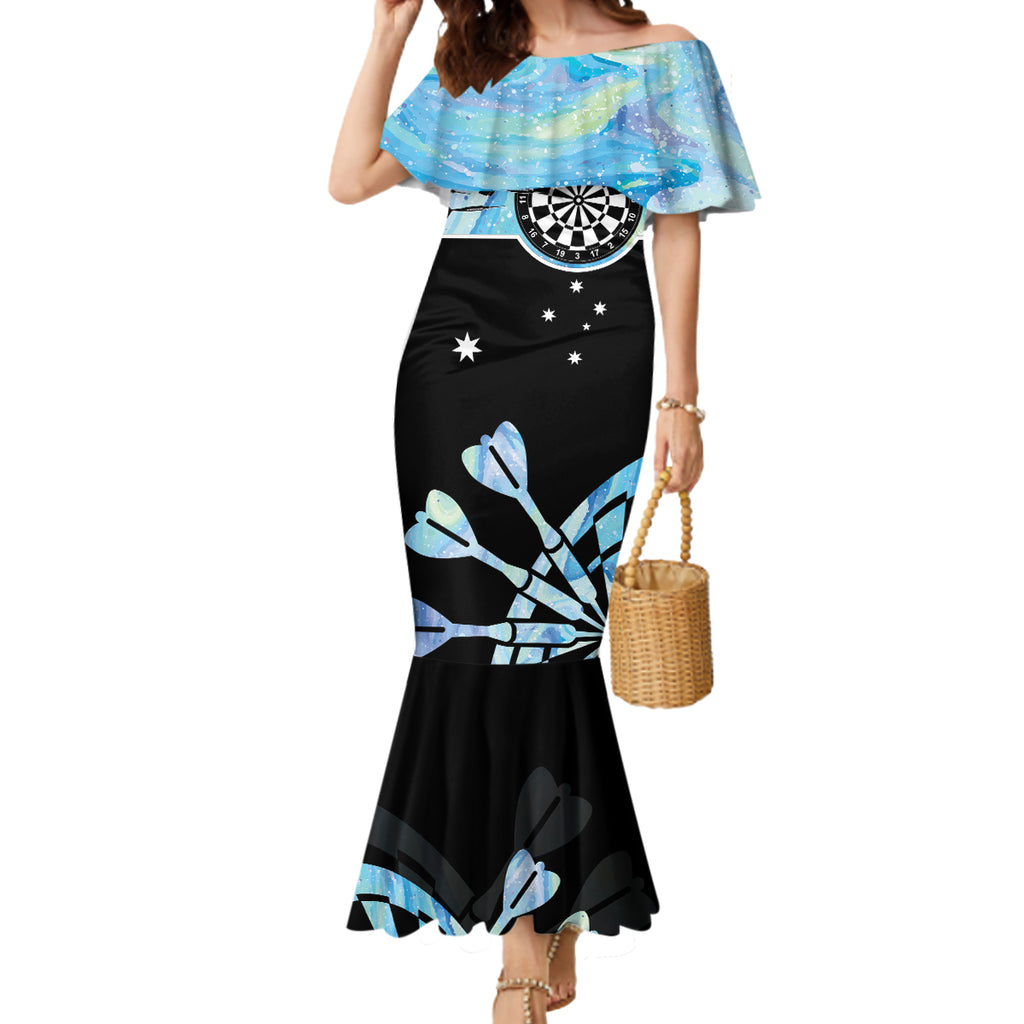 Personalised Australia Darts Opal Vibes Mermaid Dress