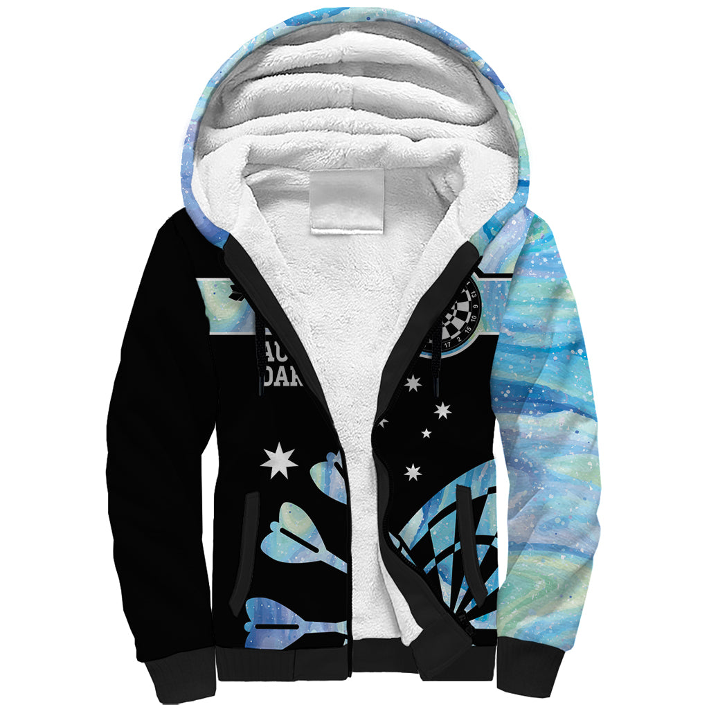Personalised Australia Darts Opal Vibes Sherpa Hoodie