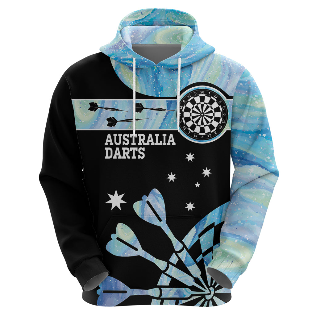 Personalised Australia Darts Opal Vibes Zip Hoodie
