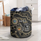 Collingwood NAIDOC Week 2026 Personalised Laundry Basket 50 Years of Deadly Aboriginal Art