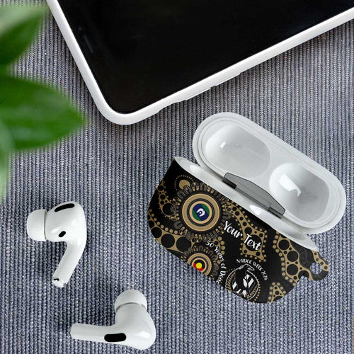 Collingwood NAIDOC Week 2026 Personalised AirPods Case 50 Years of Deadly Aboriginal Art