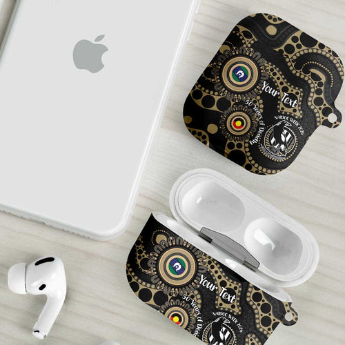 Collingwood NAIDOC Week 2026 Personalised AirPods Case 50 Years of Deadly Aboriginal Art