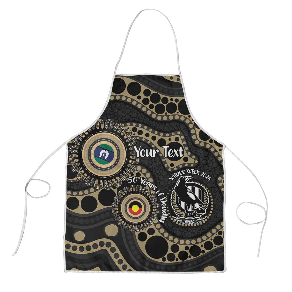 Collingwood NAIDOC Week 2026 Personalised Apron 50 Years of Deadly Aboriginal Art