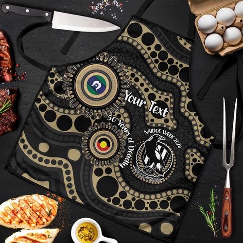 Collingwood NAIDOC Week 2026 Personalised Apron 50 Years of Deadly Aboriginal Art