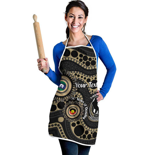 Collingwood NAIDOC Week 2026 Personalised Apron 50 Years of Deadly Aboriginal Art