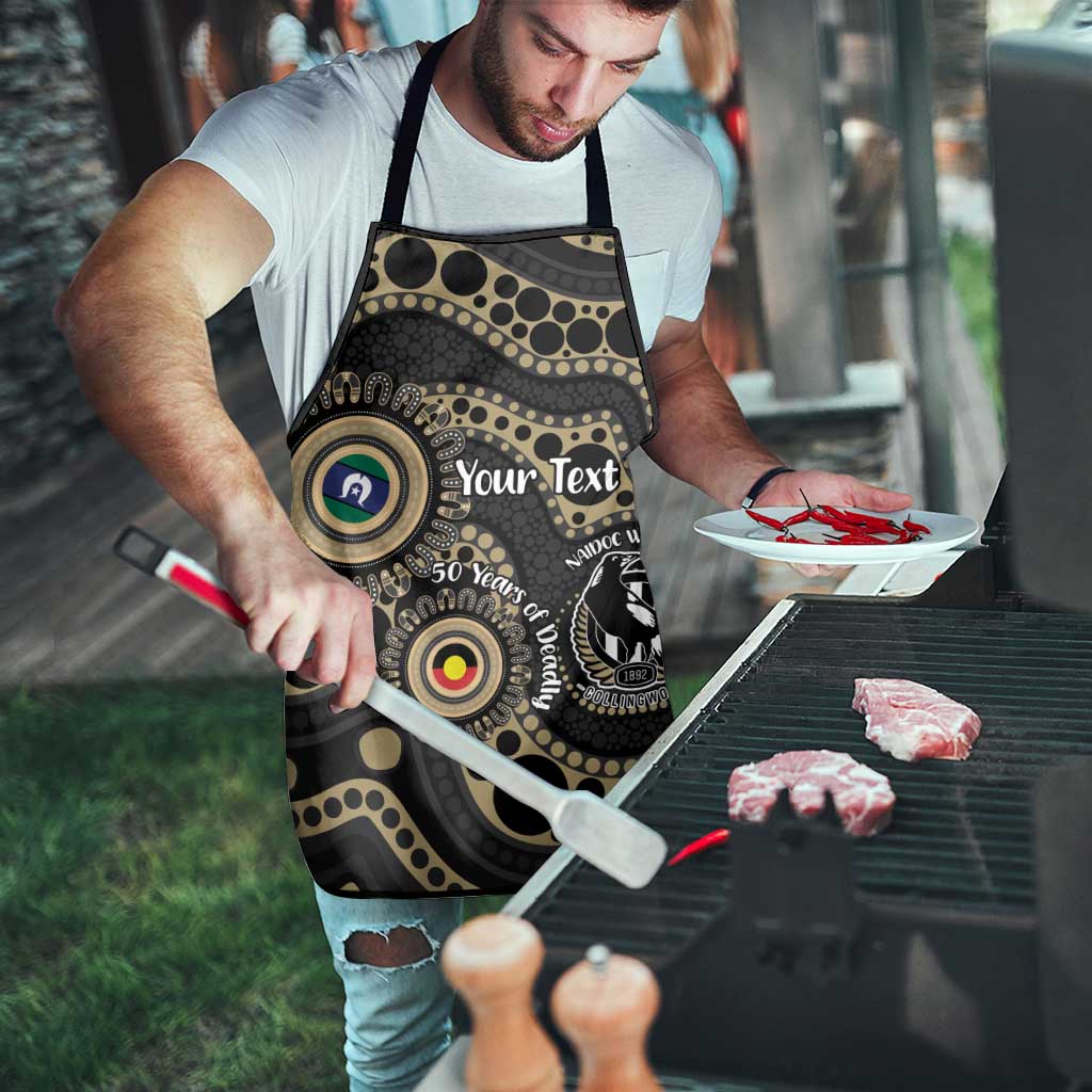 Collingwood NAIDOC Week 2026 Personalised Apron 50 Years of Deadly Aboriginal Art