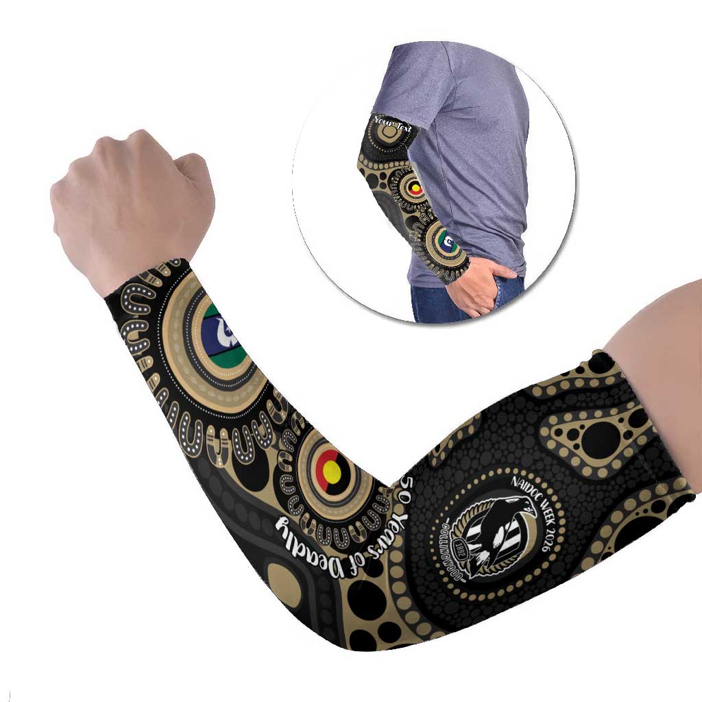 Collingwood NAIDOC Week 2026 Personalised Arm Sleeves 50 Years of Deadly Aboriginal Art