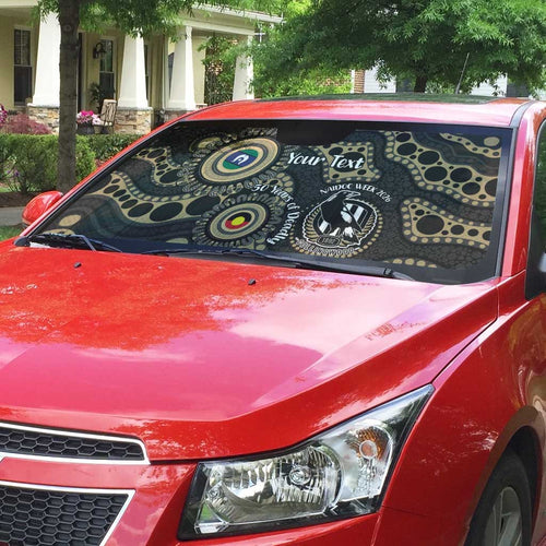 Collingwood NAIDOC Week 2026 Personalised Auto Sun Shade 50 Years of Deadly Aboriginal Art