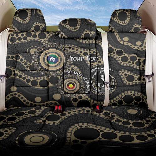 Collingwood NAIDOC Week 2026 Personalised Back Car Seat Cover 50 Years of Deadly Aboriginal Art