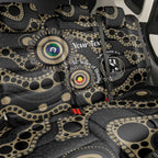 Collingwood NAIDOC Week 2026 Personalised Back Car Seat Cover 50 Years of Deadly Aboriginal Art