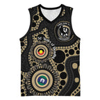 Collingwood NAIDOC Week 2026 Personalised Basketball Jersey 50 Years of Deadly Aboriginal Art