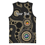 Collingwood NAIDOC Week 2026 Personalised Basketball Jersey 50 Years of Deadly Aboriginal Art