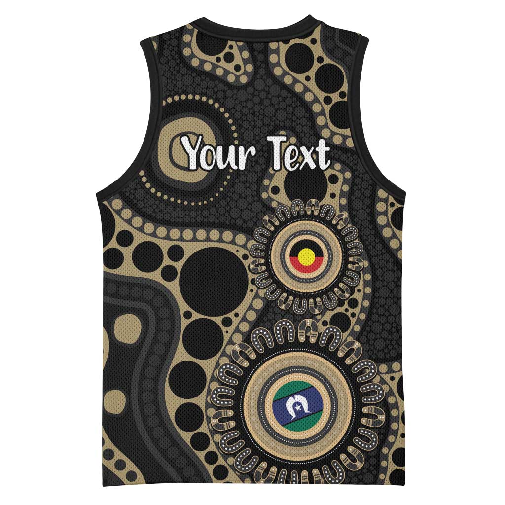 Collingwood NAIDOC Week 2026 Personalised Basketball Jersey 50 Years of Deadly Aboriginal Art