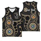 Collingwood NAIDOC Week 2026 Personalised Basketball Jersey 50 Years of Deadly Aboriginal Art