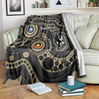 Collingwood NAIDOC Week 2026 Personalised Blanket 50 Years of Deadly Aboriginal Art