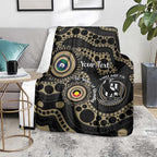 Collingwood NAIDOC Week 2026 Personalised Blanket 50 Years of Deadly Aboriginal Art