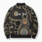 Collingwood NAIDOC Week 2026 Personalised Bomber Puffer Jacket 50 Years of Deadly Aboriginal Art