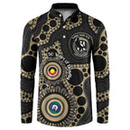 Collingwood NAIDOC Week 2026 Personalised Button Sweatshirt 50 Years of Deadly Aboriginal Art