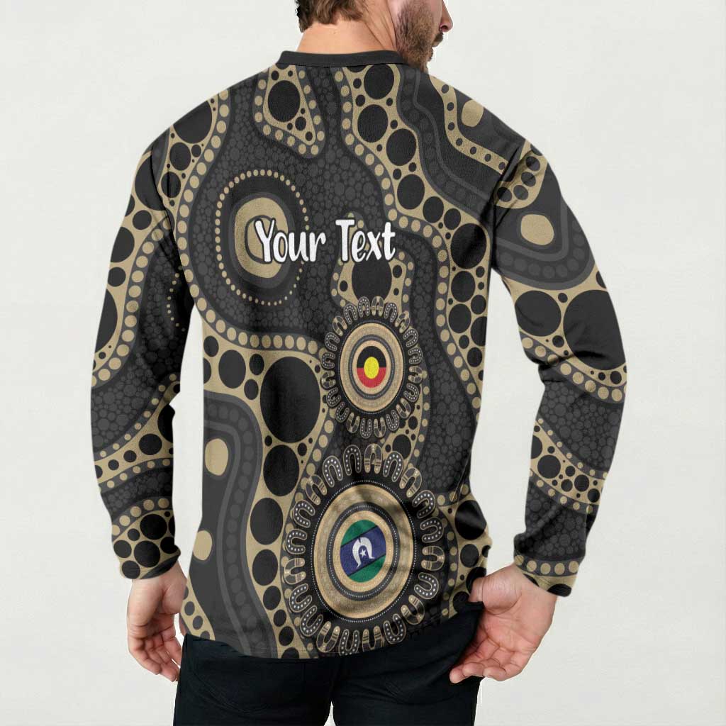 Collingwood NAIDOC Week 2026 Personalised Button Sweatshirt 50 Years of Deadly Aboriginal Art