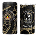 Collingwood NAIDOC Week 2026 Personalised 4 in 1 Can Cooler Tumbler 50 Years of Deadly Aboriginal Art