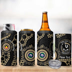 Collingwood NAIDOC Week 2026 Personalised 4 in 1 Can Cooler Tumbler 50 Years of Deadly Aboriginal Art
