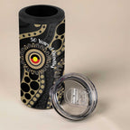 Collingwood NAIDOC Week 2026 Personalised 4 in 1 Can Cooler Tumbler 50 Years of Deadly Aboriginal Art