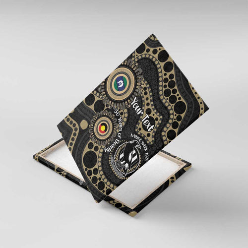 Collingwood NAIDOC Week 2026 Personalised Canvas Wall Art 50 Years of Deadly Aboriginal Art