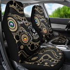 Collingwood NAIDOC Week 2026 Personalised Car Seat Cover 50 Years of Deadly Aboriginal Art
