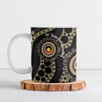 Collingwood NAIDOC Week 2026 Personalised Ceramic Mug 50 Years of Deadly Aboriginal Art