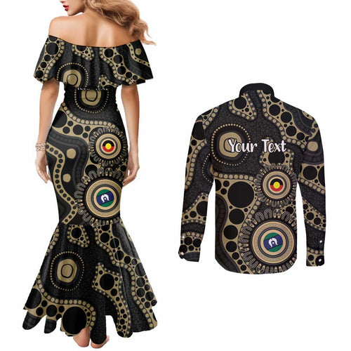 Collingwood NAIDOC Week 2026 Personalised Couples Matching Mermaid Dress and Long Sleeve Button Shirt 50 Years of Deadly Aboriginal Art