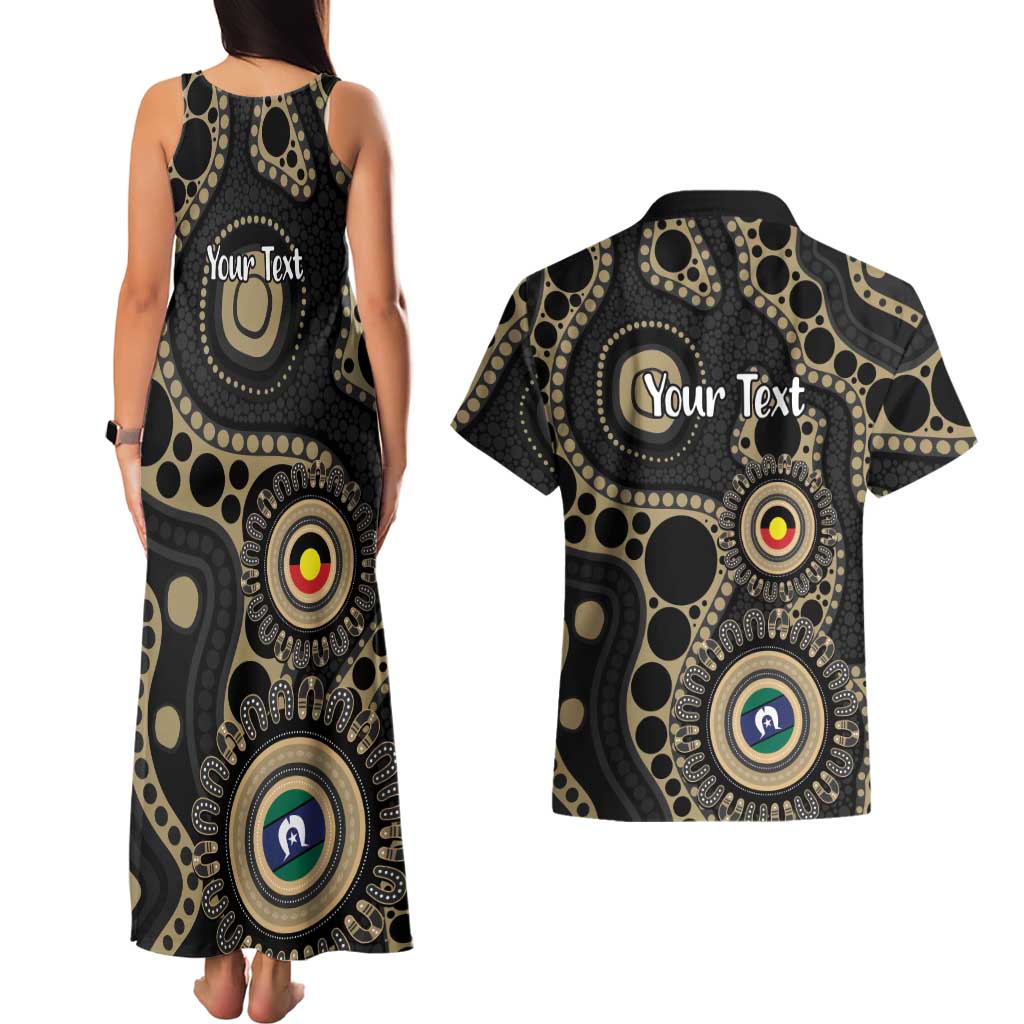 Collingwood NAIDOC Week 2026 Personalised Couples Matching Tank Maxi Dress and Hawaiian Shirt 50 Years of Deadly Aboriginal Art