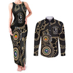 Collingwood NAIDOC Week 2026 Personalised Couples Matching Tank Maxi Dress and Long Sleeve Button Shirt 50 Years of Deadly Aboriginal Art