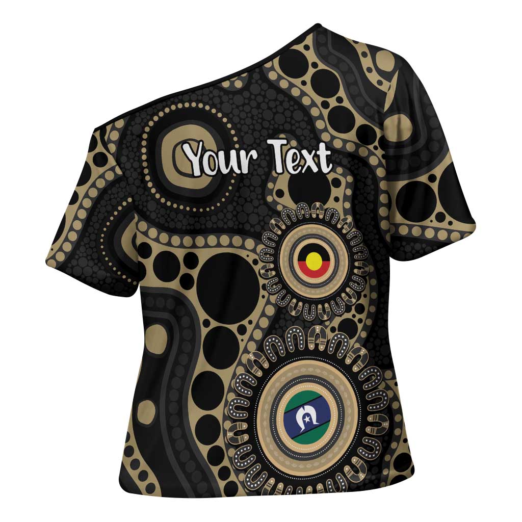 Collingwood NAIDOC Week 2026 Personalised Cross Shoulder Shirt 50 Years of Deadly Aboriginal Art