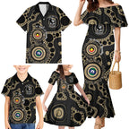 Collingwood NAIDOC Week 2026 Personalised Family Matching Mermaid Dress and Hawaiian Shirt 50 Years of Deadly Aboriginal Art