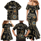 Collingwood NAIDOC Week 2026 Personalised Family Matching Mermaid Dress and Hawaiian Shirt 50 Years of Deadly Aboriginal Art
