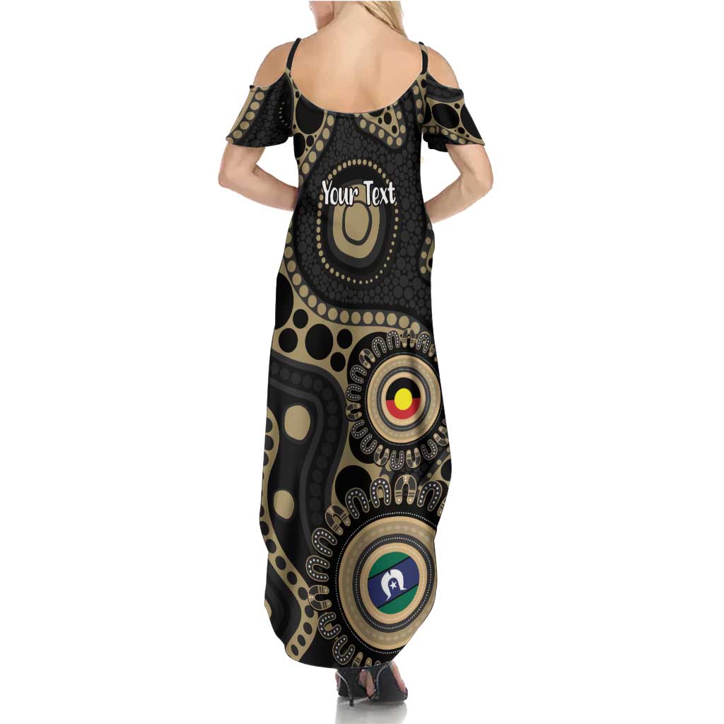 Collingwood NAIDOC Week 2026 Personalised Family Matching Summer Maxi Dress and Hawaiian Shirt 50 Years of Deadly Aboriginal Art