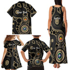 Collingwood NAIDOC Week 2026 Personalised Family Matching Tank Maxi Dress and Hawaiian Shirt 50 Years of Deadly Aboriginal Art