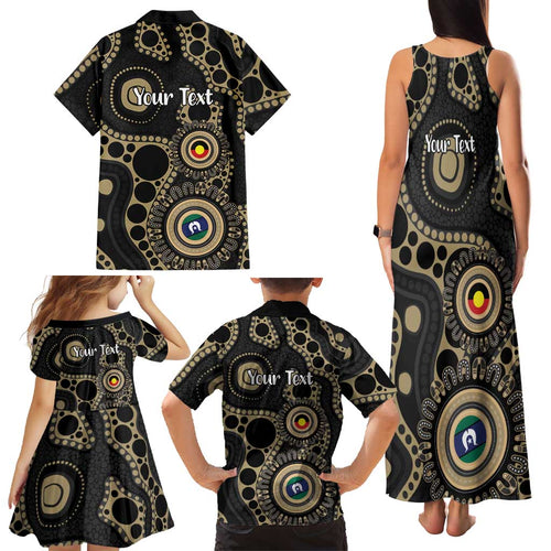 Collingwood NAIDOC Week 2026 Personalised Family Matching Tank Maxi Dress and Hawaiian Shirt 50 Years of Deadly Aboriginal Art