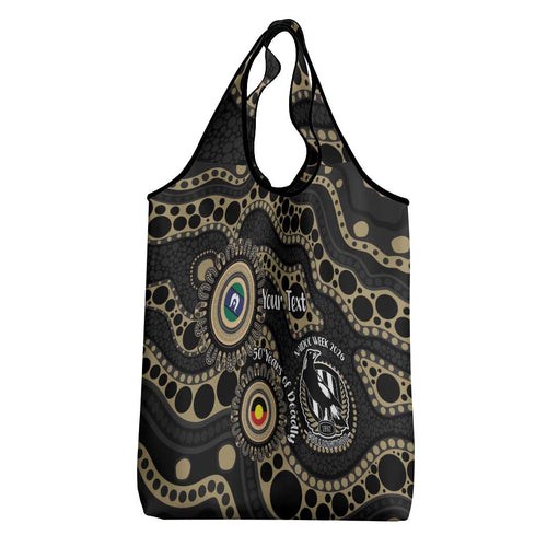 Collingwood NAIDOC Week 2026 Personalised Grocery Bag 50 Years of Deadly Aboriginal Art