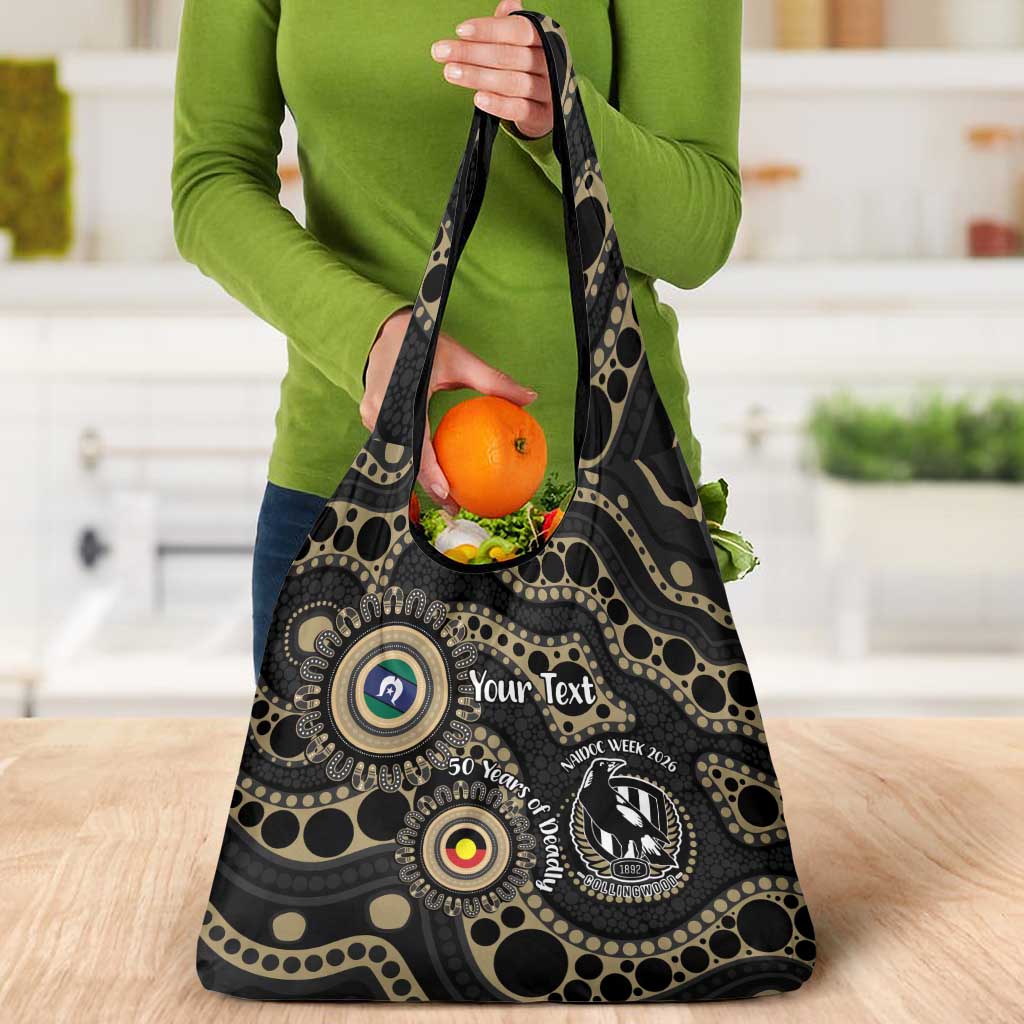 Collingwood NAIDOC Week 2026 Personalised Grocery Bag 50 Years of Deadly Aboriginal Art