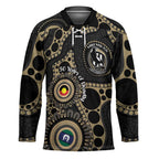 Collingwood NAIDOC Week 2026 Personalised Hockey Jersey 50 Years of Deadly Aboriginal Art