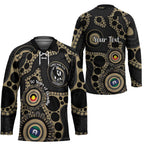 Collingwood NAIDOC Week 2026 Personalised Hockey Jersey 50 Years of Deadly Aboriginal Art