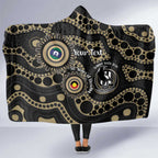 Collingwood NAIDOC Week 2026 Personalised Hooded Blanket 50 Years of Deadly Aboriginal Art