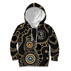 Collingwood NAIDOC Week 2026 Personalised Kid Hoodie 50 Years of Deadly Aboriginal Art