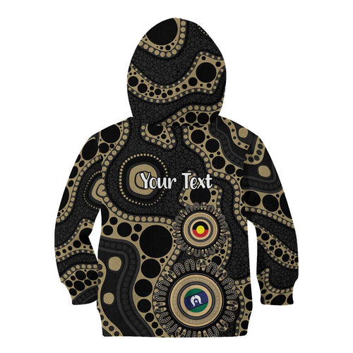 Collingwood NAIDOC Week 2026 Personalised Kid Hoodie 50 Years of Deadly Aboriginal Art
