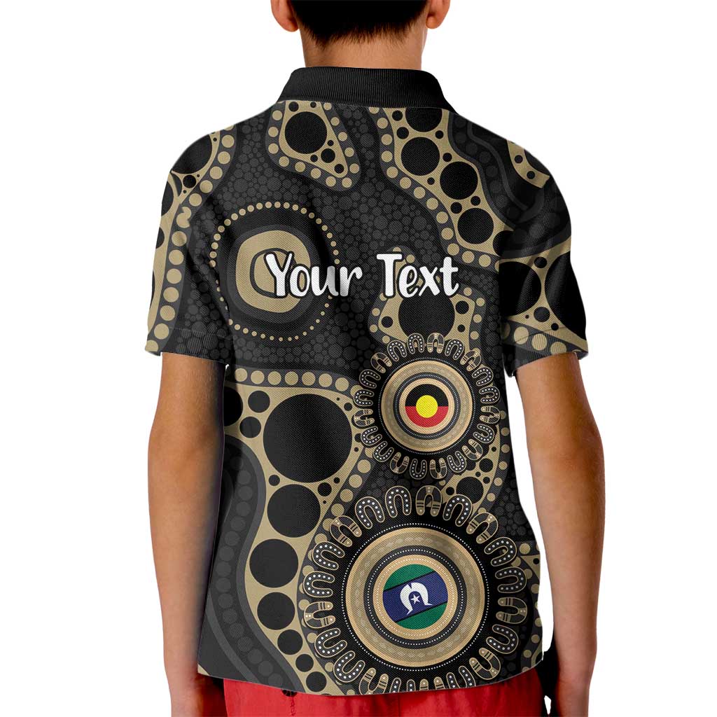 Collingwood NAIDOC Week 2026 Personalised Kid Polo Shirt 50 Years of Deadly Aboriginal Art
