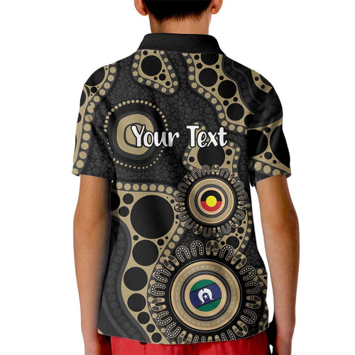 Collingwood NAIDOC Week 2026 Personalised Kid Polo Shirt 50 Years of Deadly Aboriginal Art