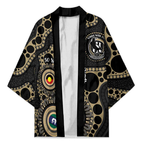 Collingwood NAIDOC Week 2026 Personalised Kimono 50 Years of Deadly Aboriginal Art