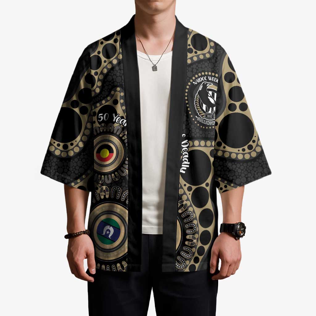 Collingwood NAIDOC Week 2026 Personalised Kimono 50 Years of Deadly Aboriginal Art